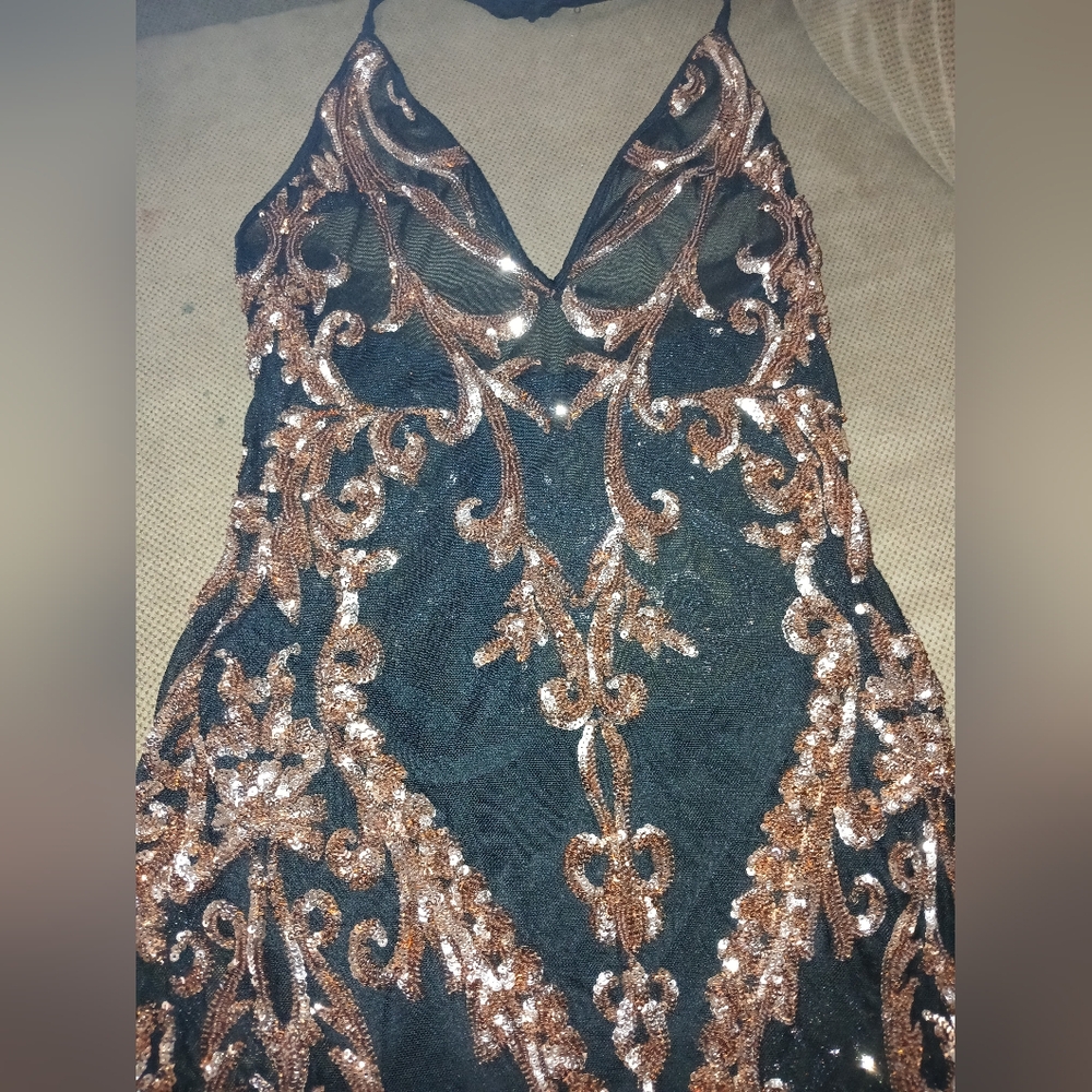 Fashion Nova Madeline Sequin Mini Dress Small